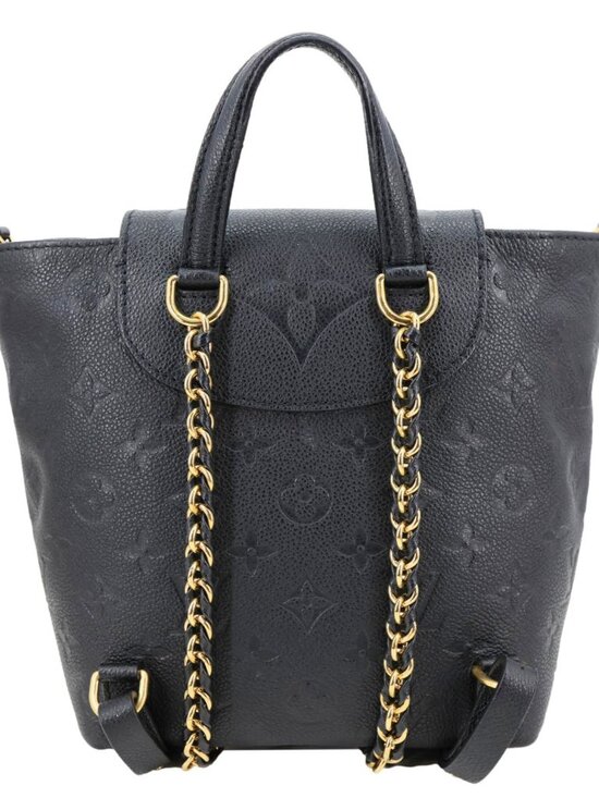 Louis Vuitton  Backup Monogram Empreinte Leather Backpack Black main image 10